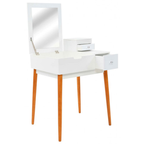 Stolik z chowanym lustrem i szufladami Vivienne 4X