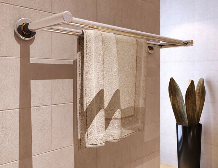 Metalowy wieszak na ręczniki do łazienki Fizi 3X
