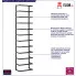 Infografika loftowy wieszak 12 szczebli Metari 4X