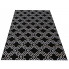 Czarno-biały dywan prostokątny Bonix