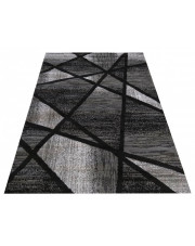 Czarno-szary geometryczny dywan - Bonix