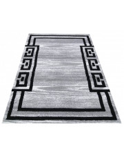 Szary dywan z greckim wzorem - Bonix w sklepie Edinos.pl