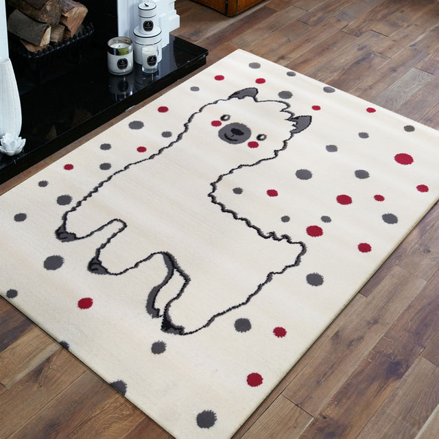 Dywan do pokoju dziecka z lamą Kardan