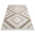 Beżowy nowoczesny dywan prostokątny Romser
