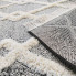 Designerski szary dywan we wzory Perso