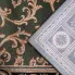 Elegancki zielony dekoracyjny dywan Nesso