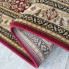 Czerwony prostokątny dywan w stylu retro Hamir