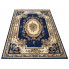 Granatowy klasyczny dywan w stylu vintage - Turris