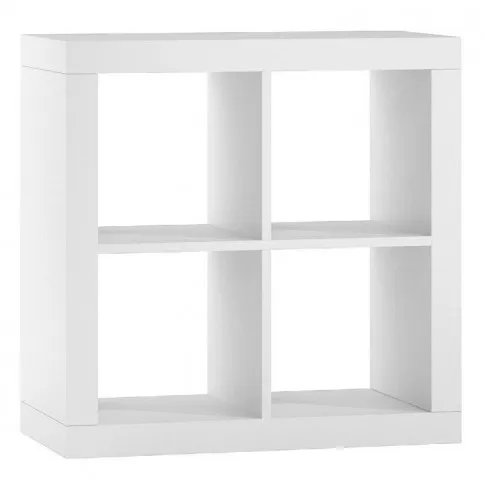 Zdjęcie produktu Minimalistyczny mały regał biały - Elvin 3X.