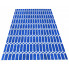 Niebieski nowoczesny dywan we wzory Bentis