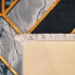 Prostokątny szary dywan we wzory Holiko 3X