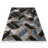 Szary nowoczesny dywan z wzorami - Holiko 3X