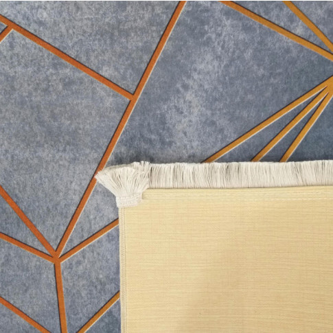 Prostokątny miękki dywan we wzory geometryczne Holiko 5X