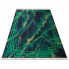 Zielony nowoczesny dywan ze złotymi drobinkami Rubenso