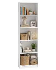 Biały regał słupek Fawios 2X w sklepie Edinos.pl