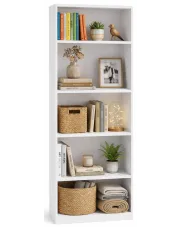 Biały regał słupek Fawios 2X w sklepie Edinos.pl