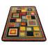 Prostokątny dywan w kolorowe kwadraty - Vesti