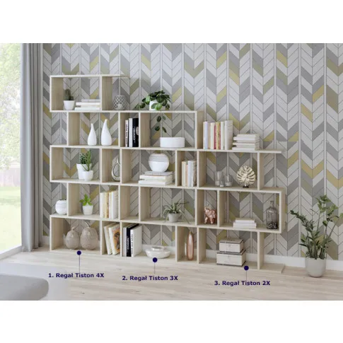 Regały dąb sonoma Aristo