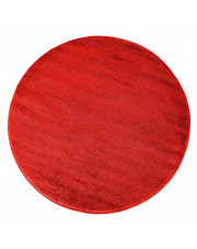 Czerwony okrągły elegancki dywan - Bernis 3X w sklepie Edinos.pl