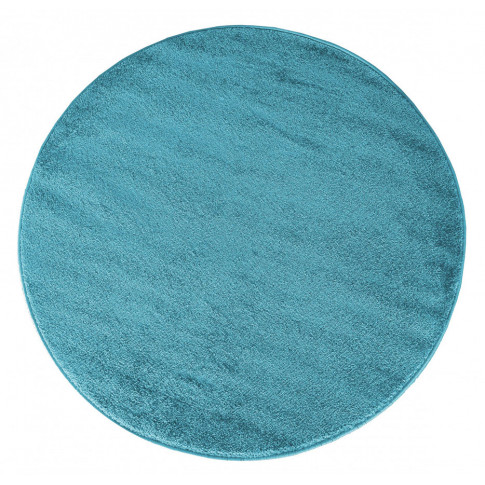 Niebieski okrągły dywan Bernis 3X