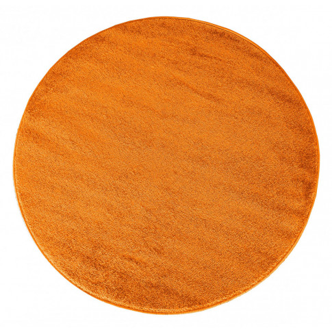 Pomarańczowy okrągły dywan młodzieżowy Bernis 3X