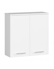 Biała wisząca szafka łazienkowa z półkami - Zofix 3X w sklepie Edinos.pl