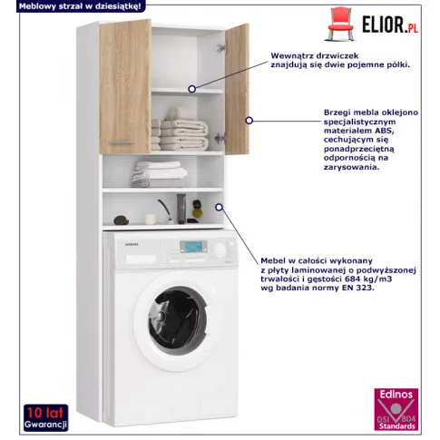 Regał łazienkowy stojący Rikero 3X