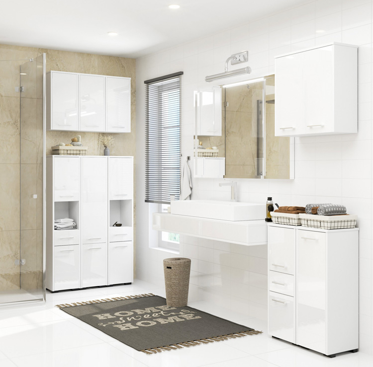 Nowoczesny regał łazienkowy Opus 4X