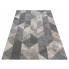 Szary dywan w geometryczne wzory - Howard