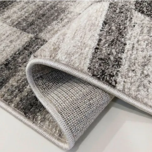 Szary nowoczesny dywan do sypialni Sengalo 6X