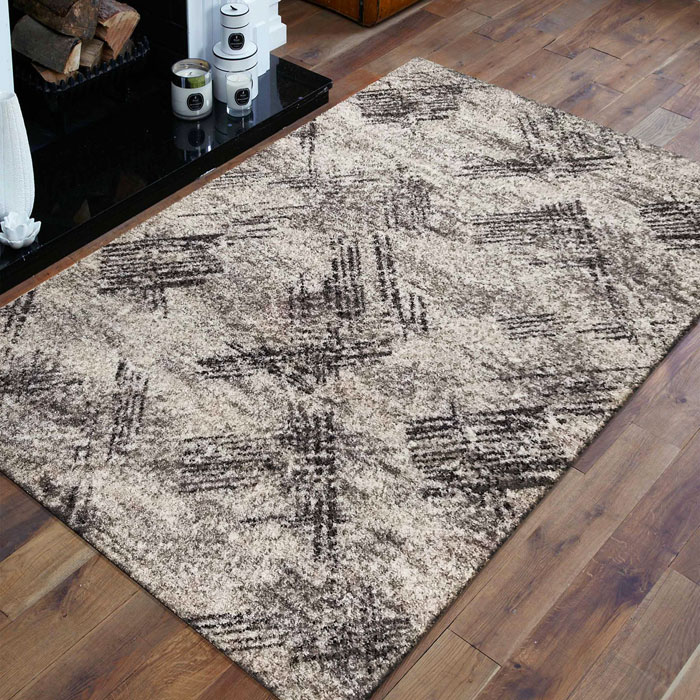 Oryginalmy szary zdobiony dywan Cliver 4X