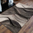 Prostokątny szary dywan we wzory Sengalo 8X