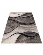 Szary nowoczesny wzorzysty dywan - Sengalo 8X