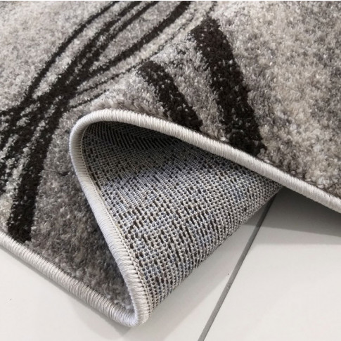 Duży prostokątny szary dywan w stylu nowoczesnym Sengalo 8X