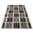 Prostokątny szary dywan w nowoczesne wzory Sengalo 4X