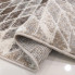 Beżowy prostokątny dywan we wzory dywan Tureso