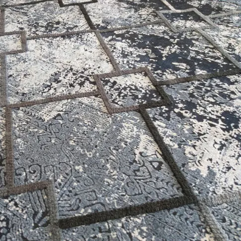 Nowoczesny dywan z wzorami do salonu Dehab