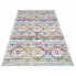 Kolorowy dywan z frędzlami w geometryczne wzory - Dehab
