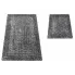 Komplet szarych dywaników łazienkowych Ukel