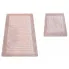 Chodniczki łazienkowe w kolorze pudrowego różu Ukel