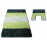 Zielony komplet dywaników łazienkowych Visto 4X