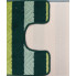 Komplet zielonych dywaników łazienkowych Batiso 4X