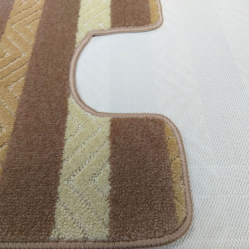 Bezowy dywanik lazienkowy Batiso 4X