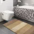 Beżowe miękkie dywaniki do łazienki Herion 3X
