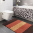 Komplet nowoczesnych brązowych dywaników do łazienki Herion 4X