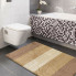 Bezowe nowoczesne dywaniki łazienkowe Visto
