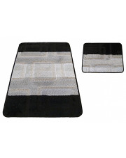 Czarne nowoczesne dywaniki do łazienki - Amris 3X w sklepie Edinos.pl