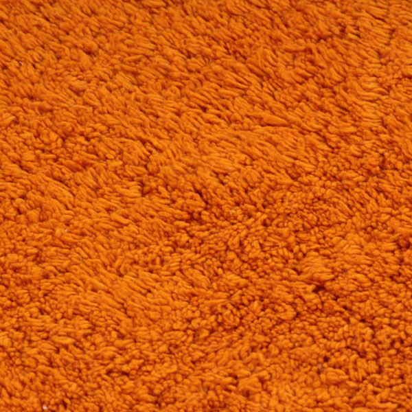 Antypoślizgowe dywaniki do łazienki w kolorze pomarańczowym Lesnar