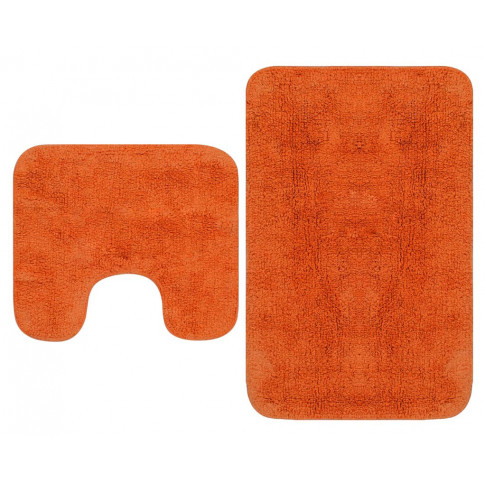Pomarańczowe dywaniki łazienkowe Lesnar