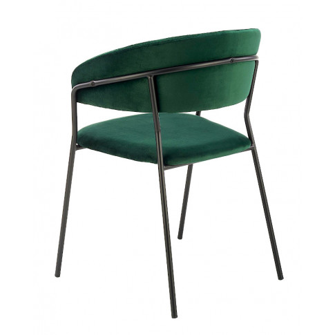 Zielone krzesło do salonu i biura Eledis 3X